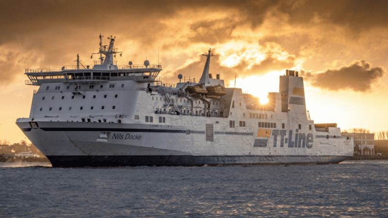 MS Nils Dacke – TT-Line on the Baltic Sea